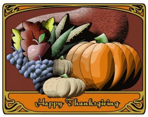 Happy Thanksgiving Day banner